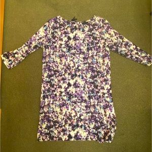 2 for $10/Purple Floral Sheath Dress Size M
